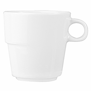 Чашка чайная «Максим» фарфор 250мл D=84,H=75,B=105мм белый, Объем реальный (мл): 275