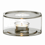 Комплект д/подогрева чайника сталь нерж.,стекло D=114,H=55,L=114мм прозр.,серебрян.