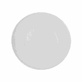 Тарелка «Граффити» фарфор D=32см белый