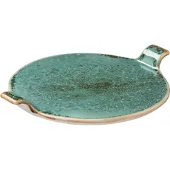 Блюдо «Эрбосо Реативо» фарфор D=25см бирюз.,бежев., изображение 2