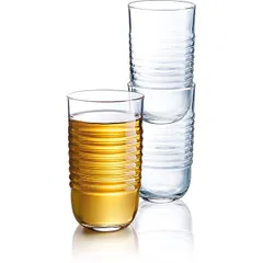 Хайбол (стакан) «Мажисьен» штабилируемо стекло 320мл ,H=12,1см прозр., изображение 4