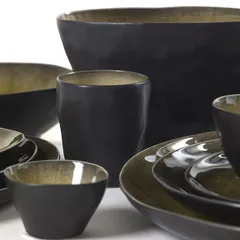 Стакан для горячих напитков «Пьюр» керамика 220мл D=75,H=90мм зелен., изображение 2