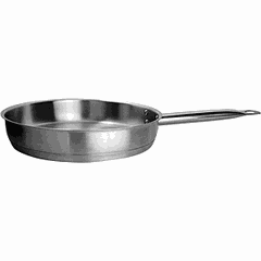 Сковорода сталь нерж. D=295,H=58,L=530мм металлич.