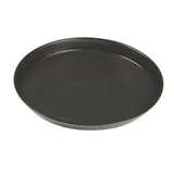 Поднос «Грипзон» прорезиненный круглый стеклопласт. D=360,H=35мм черный