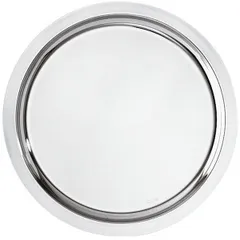 Round tray “Elite”  stainless steel, silver plated  D=35cm