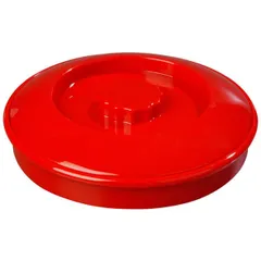 Tortilla container with lid polycarbonate D=184,H=49mm red