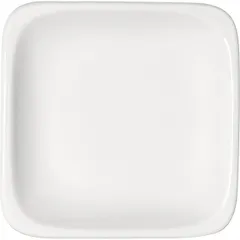 Square plate  porcelain , L=19, B=19cm  white