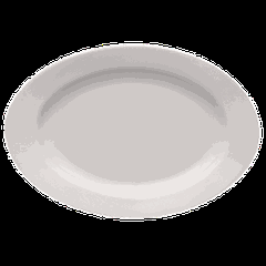 Dish “Kashub-hel” oval  porcelain ,H=3,L=33,B=23cm white