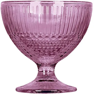 Креманка «Луиз» стекло 300мл D=10,4,H=10,3см фиолет., изображение 2