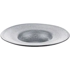 Тарелка для пасты «Млечный путь» фарфор 0,5л D=31,H=5см черный,серый, изображение 2