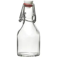 Бутылка «Свинг» с пробкой стекло,пластик 125мл D=60,H=134,L=50,B=50мм прозр.