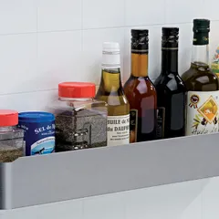 Полка для бутылок (1 ряд) сталь нерж. ,H=11,L=65,B=10,5см серебрист., изображение 2