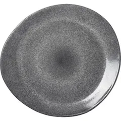 Блюдо «Млечный путь» фарфор ,L=28,B=25,5см черный,серый