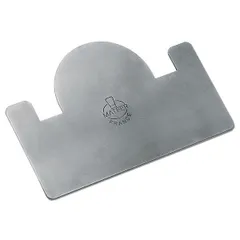 Шпатель для форм для заморозки «Полукруг» сталь нерж. ,L=12,B=8см серебрист.