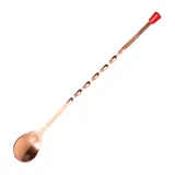 Ложка барная «Пробар» сталь нерж. ,L=28,B=3см медный