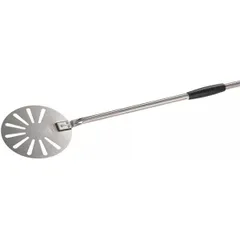 Pizza shovel rotating perforated “Alice”  anodized aluminum  D=17, L=166cm  black