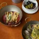 Сковорода для подачи «Купер плюс» с двумя ручками полир., с лужением медь,олово 0,84л D=190,H=35мм м, изображение 2