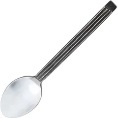 Coffee spoon “Distrest”  stainless steel , L=11.1 cm  black, metal.