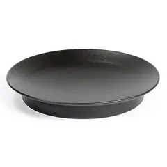 Deep plate “San Pellegrino” ceramics D=240,H=33mm black