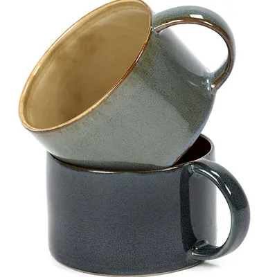 Чашка чайная «Тэрр де Рэ» керамика 190мл D=80,H=51мм синий,коричнев., Цвет: Синий, изображение 3