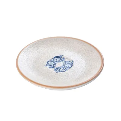 Блюдце «Виенто» для арт. 74000, 74001 фарфор D=12см белый,синий, изображение 2