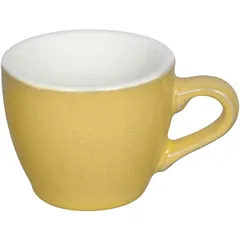 Чашка кофейная «Эгг» фарфор 80мл ,H=55,L=85,B=65мм желт.