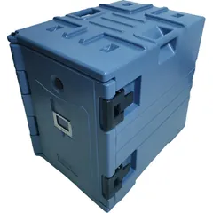 Термоконтейнер с фронтальной загрузкой полиэтилен ,H=62,L=65,B=45см синий, изображение 2