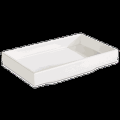 Bento box “Asia Plus” plastic 150ml ,H=30,L=155,B=95mm white