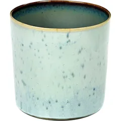 Salad bowl “Cylinder” ceramics 250ml D=75,H=75mm blue,gray