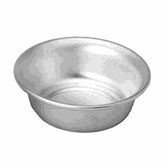 Bowl aluminum 1l D=20cm metal.