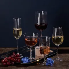 Бокал-флюте «Ноктерн» стекло 210мл D=65,H=240мм прозр., изображение 4