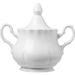 Sugar bowl “Romance” porcelain 0.55l white