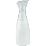 Кувшин с крышкой пластик 1,6л D=11,H=30,L=10,7см прозр.