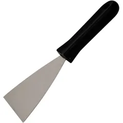 Лопатка кухонная треугольная пластик,сталь нерж. ,L=25,5/12,5,B=10см металлич.,черный