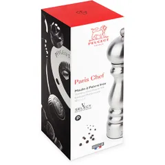 Мельница для перца «Париж Ю Селект» металлический механизм бук D=58,H=120мм белый, изображение 3