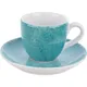 Чашка кофейная «Аида» для эспрессо с декором  фарфор 80мл бирюз., Цвет: Бирюзовый, изображение 7