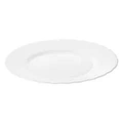 Тарелка «Трианон» мелкая стекло 231,7мл D=200,H=16мм белый, изображение 2