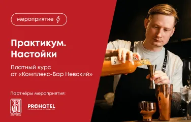 Настойки. Практикум – платный курс от «Комплекс-Бар Невский»