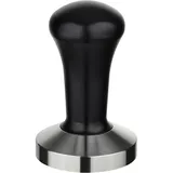 Темпер для кофе сталь нерж.,дерево D=57,H=95мм стальной,черный