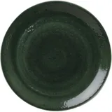 Тарелка «Везувиус Бернт Эмералд» мелкая фарфор D=250,H=17мм зелен.