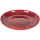 Тарелка мелкая керамика D=18см красный, изображение 3
