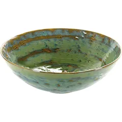 Salad bowl “Pure”  ceramics  4.5 l  D=32, H=10.5 cm  green.