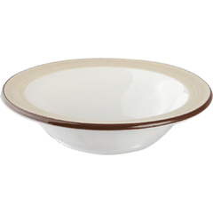 Salad bowl “Chino”  porcelain  140ml  D=130, H=37mm  white, beige.