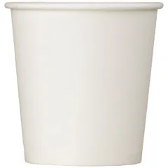 Стакан бумажный одноразовый однослойный[50шт] бумага 100мл D=62,H=62мм белый, изображение 2