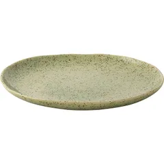 Plate “Kiwi Green” ceramics D=28.5cm green.