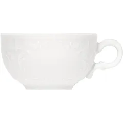 Tea cup “Mozart”  porcelain  200ml  D=90, H=52mm  white