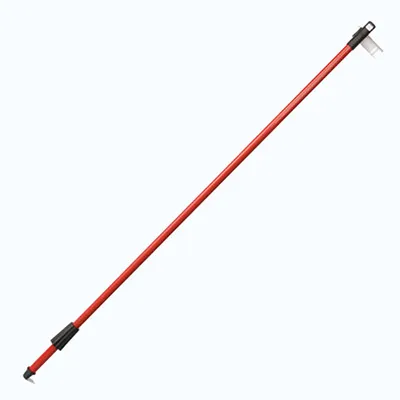 Ручка для профессиональной серии металл ,L=1,3 м красный