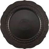 Тарелка «Скалистос» мелкая керамика D=28,H=2см черный