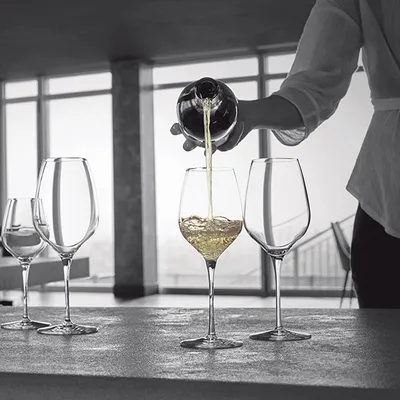Бокал для вина «Инальто Трэ Сэнси» стекло 305мл D=77,H=204мм прозр., Объем по данным поставщика (мл): 305, изображение 7