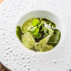 Тарелка «Минерал» фарфор D=23см белый, изображение 4